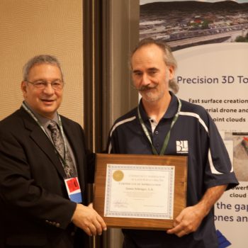 Jim Schrager won a Certificate of Appreciation for running the Pacing Contest each year.